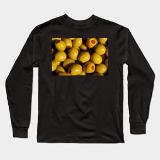 Olives oil painting effect Long Sleeve T-Shirt